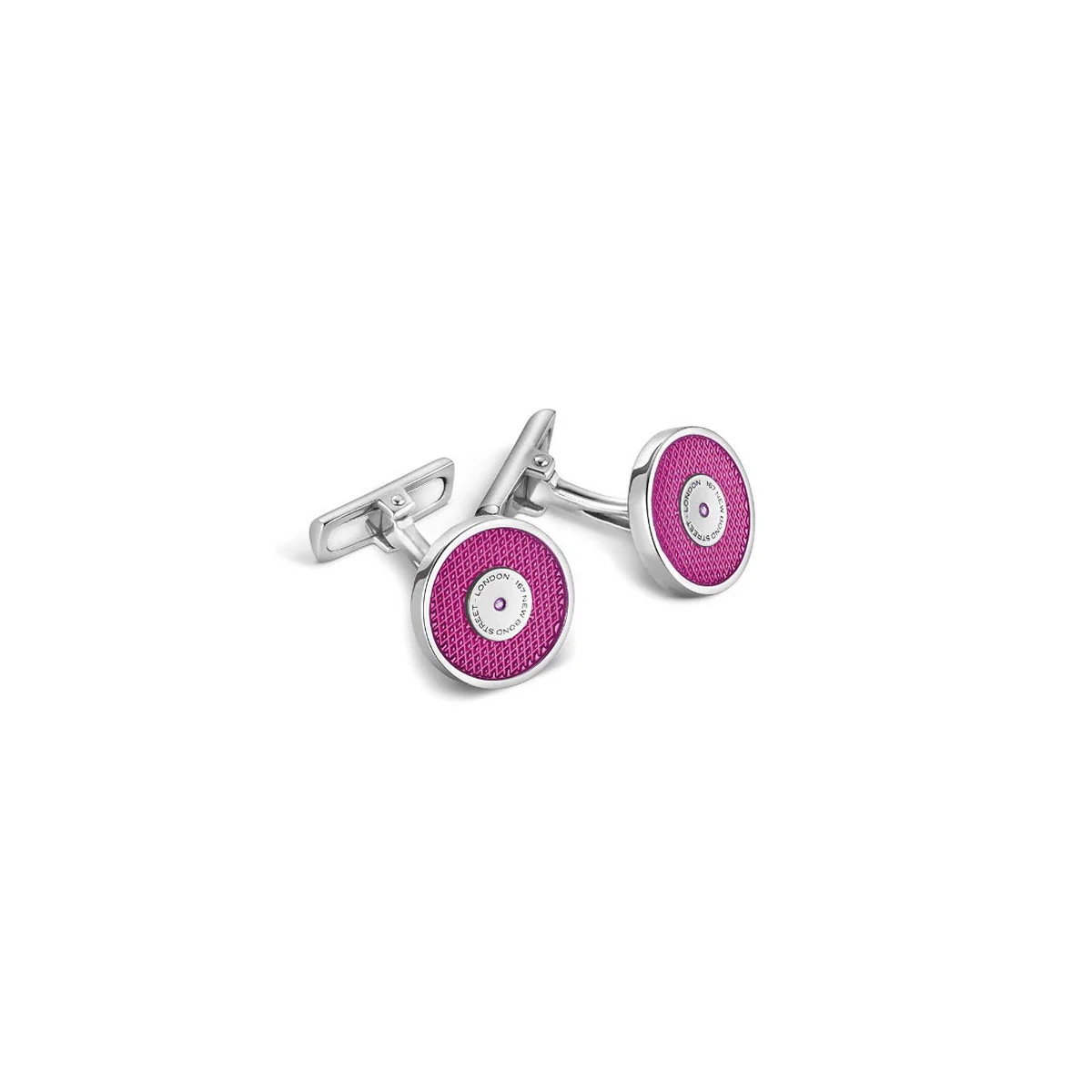 167 Cufflinks in Sterling Silver & Enamel - Image 2