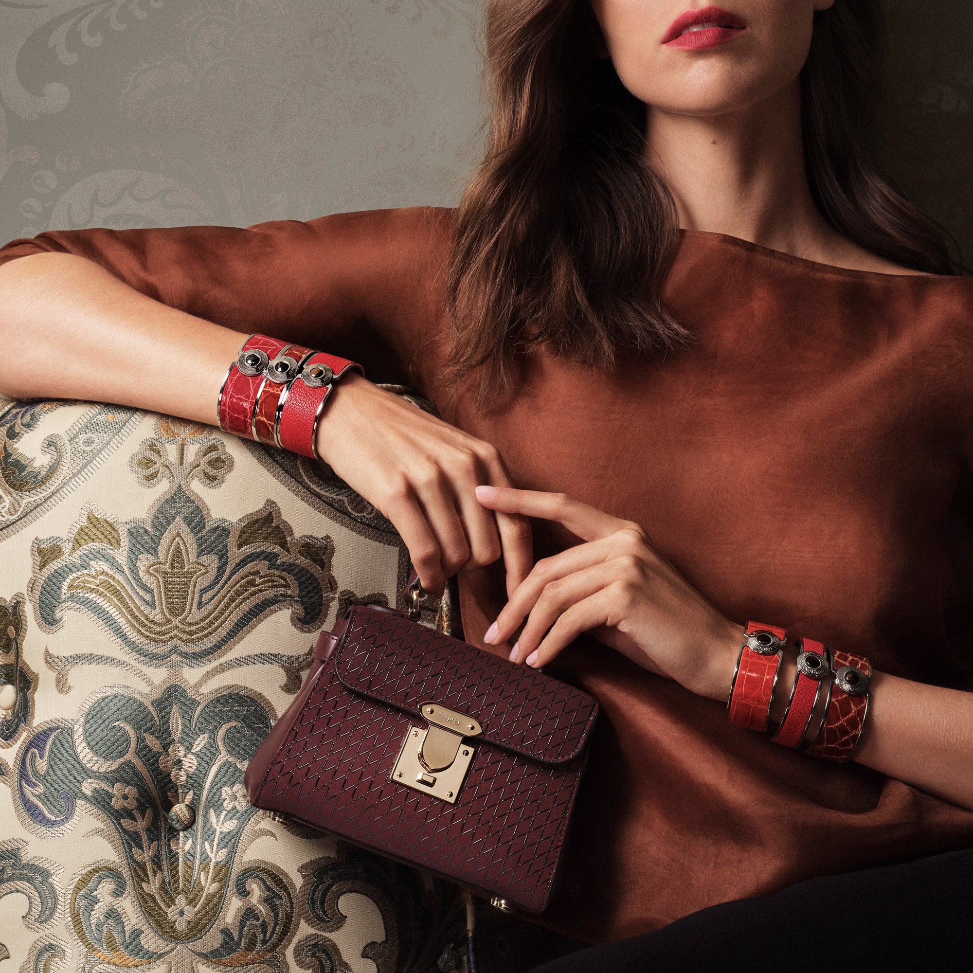 167 Micro Mini Handbag in Crosshatch & Soft Leather - Image 4