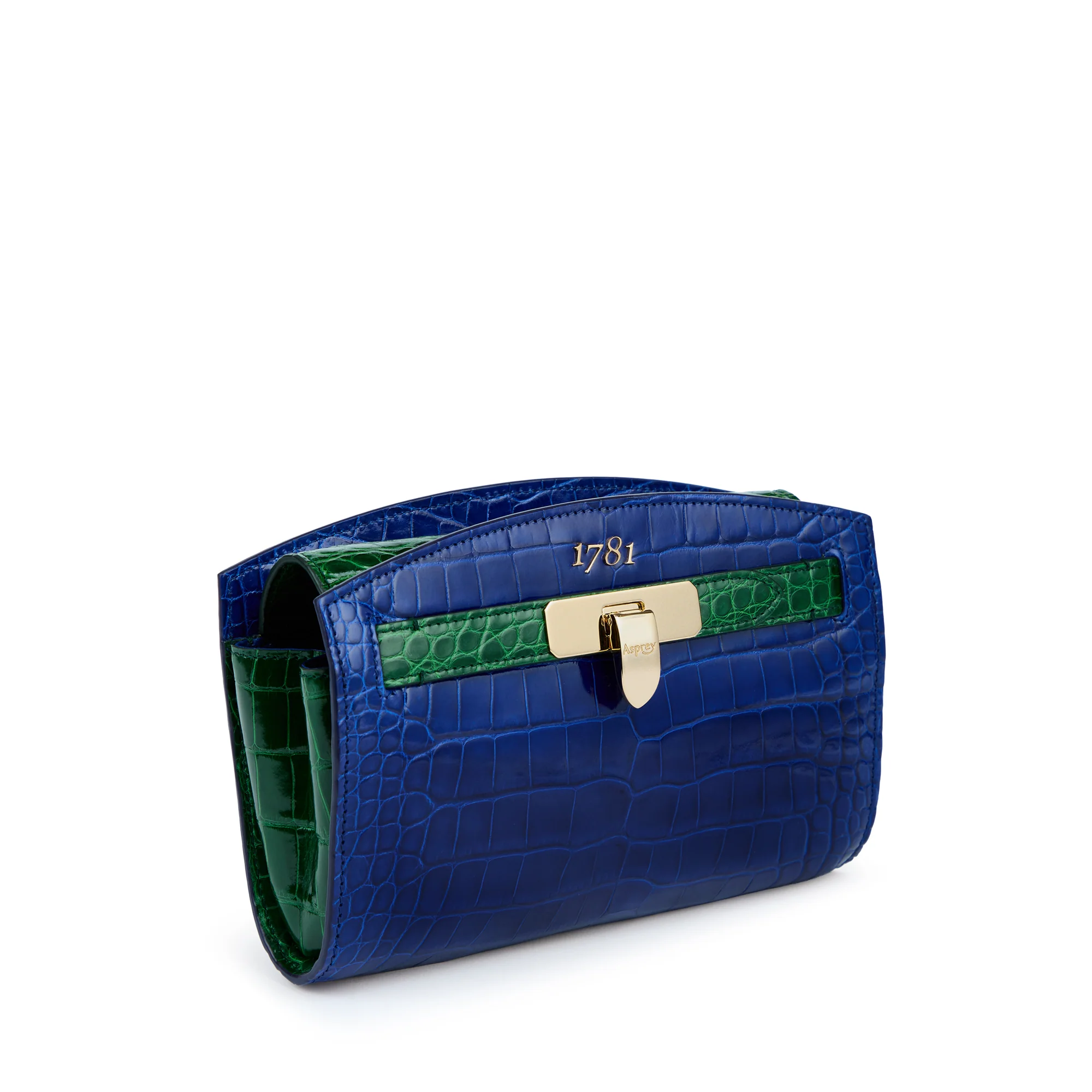 1781 Pochette Bi-colour Handbag in Crocodile - Image 2