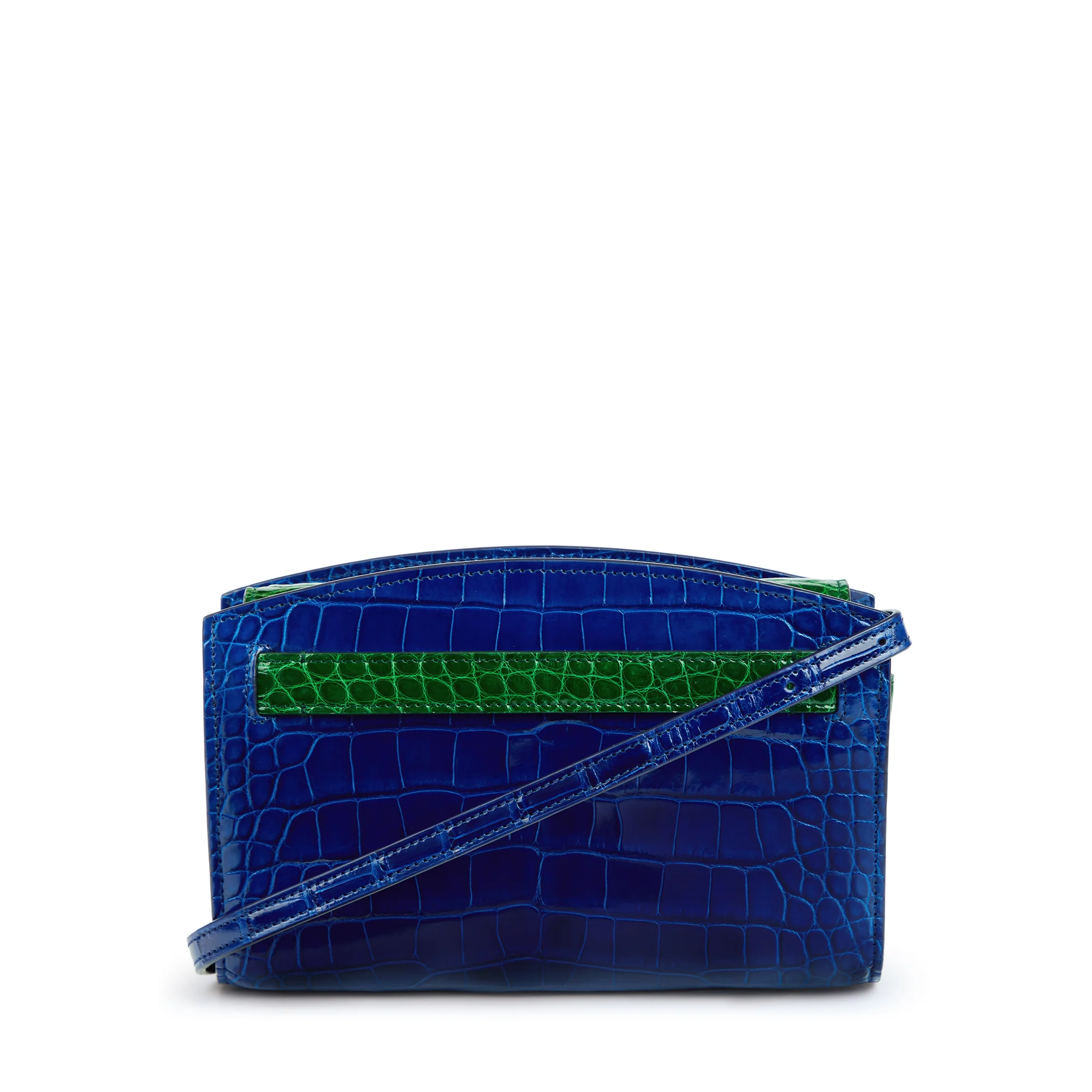 1781 Pochette Bi-colour Handbag in Crocodile - Image 3
