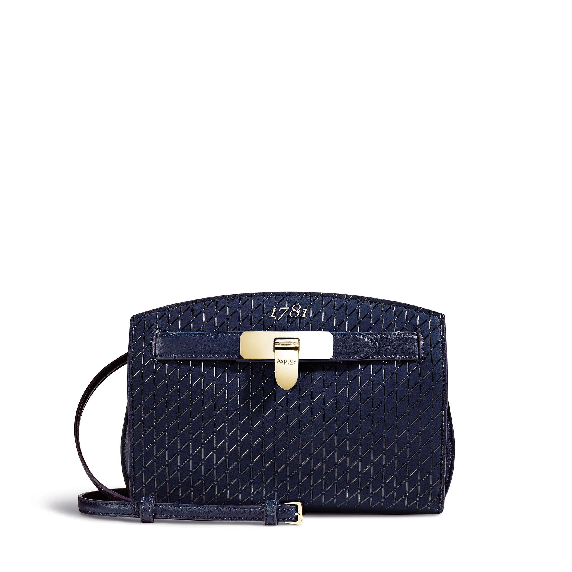 1781 Pochette Handbag in Crosshatch & Soft Leather - Image 3