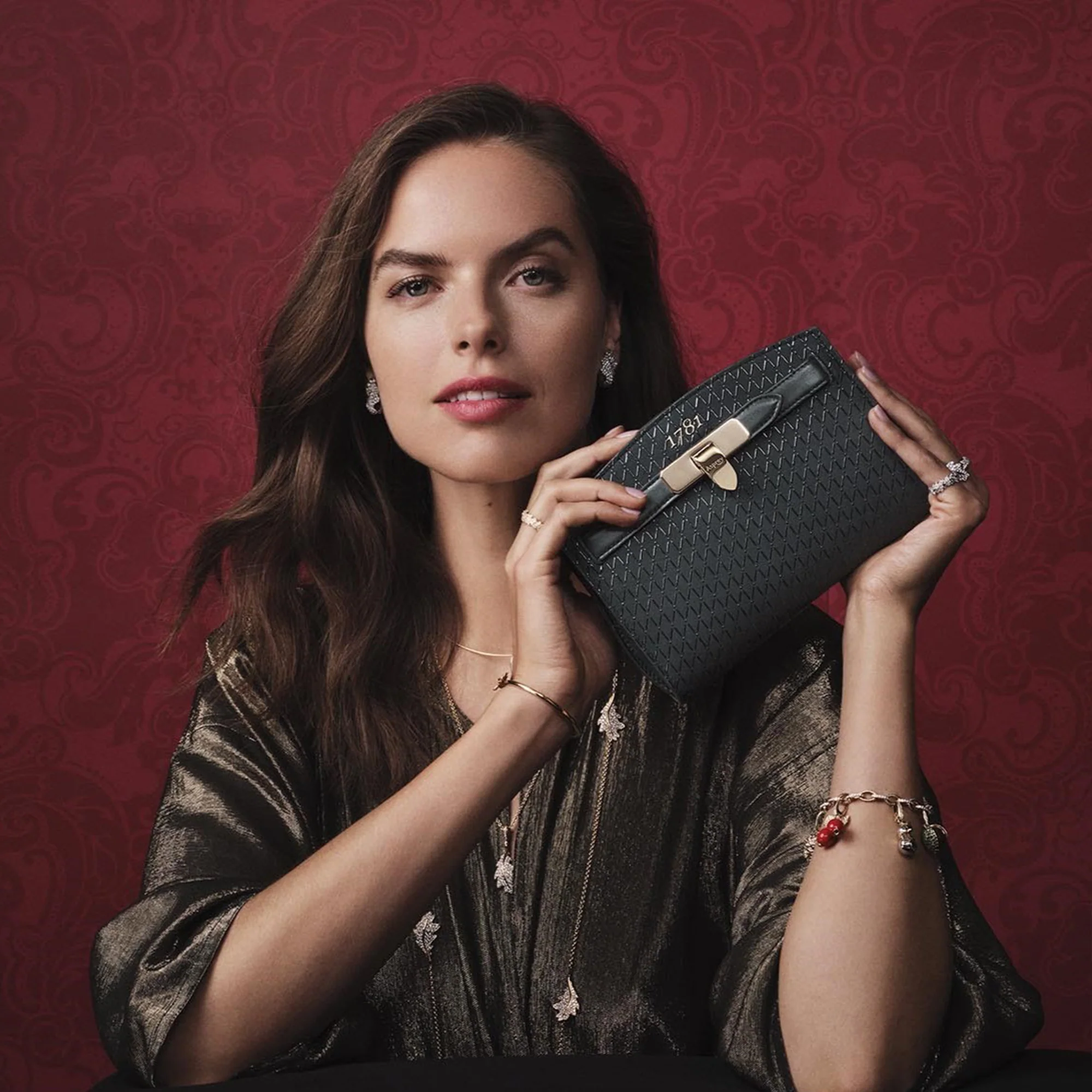 1781 Pochette Handbag in Crosshatch & Soft Leather - Image 4