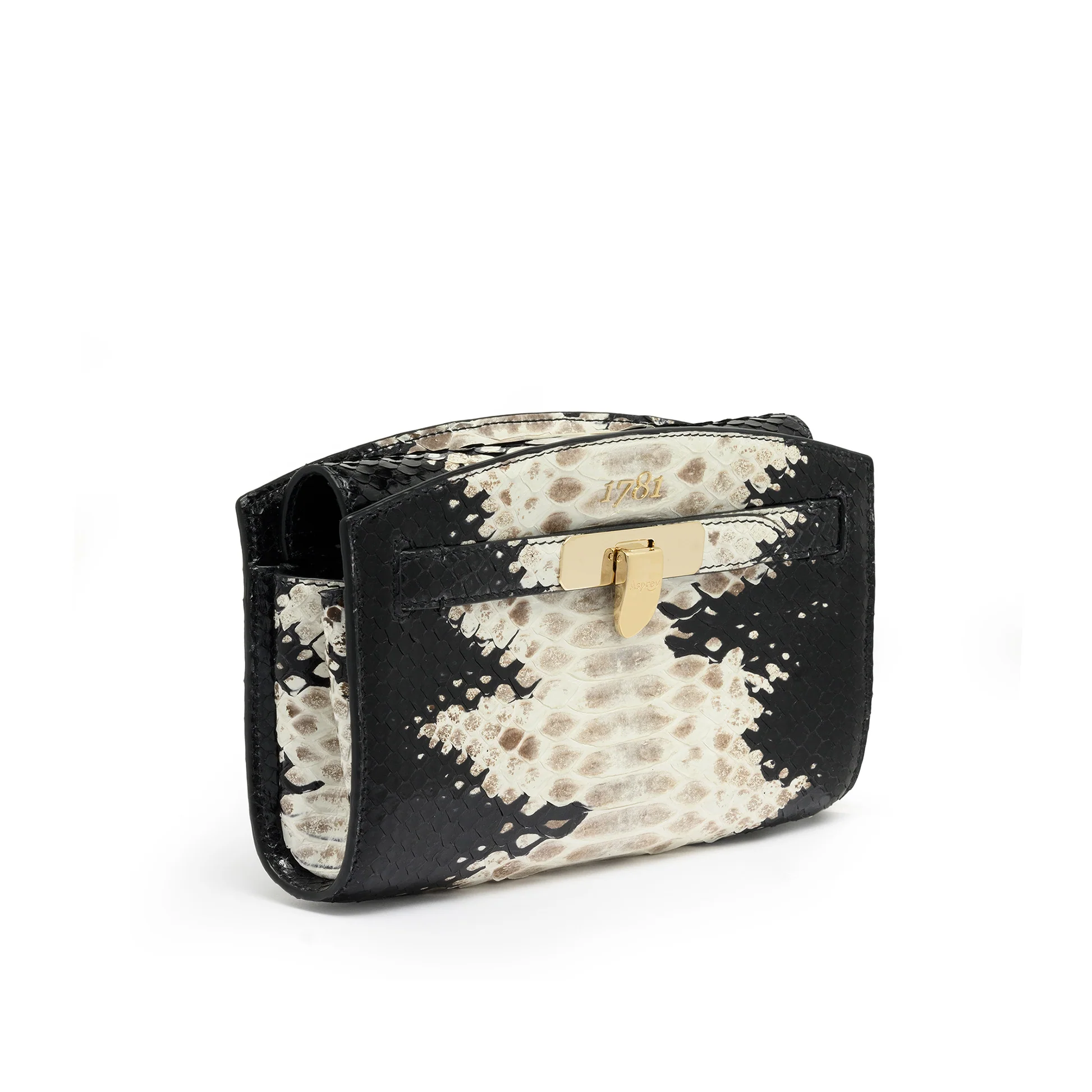 1781 Pochette Handbag in Python - Image 4