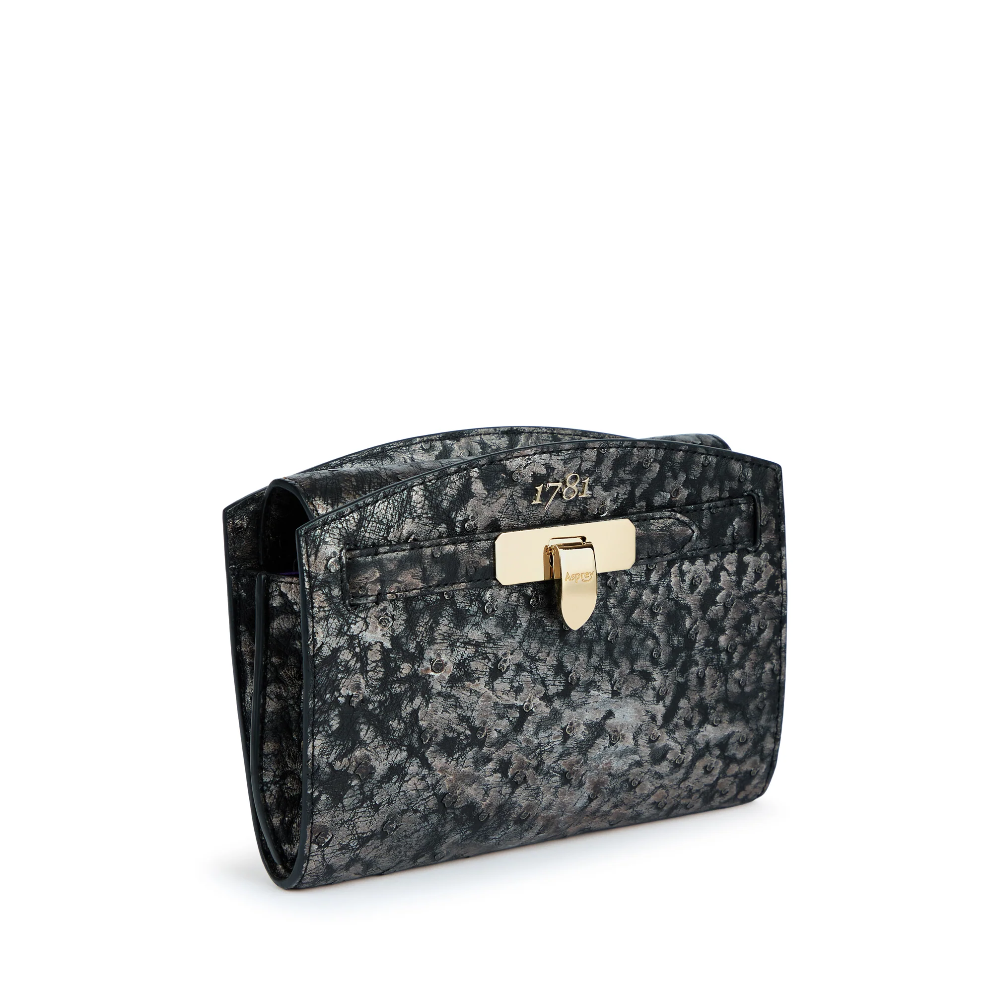 1781 Pochette Metallic Handbag in Ostrich - Image 2