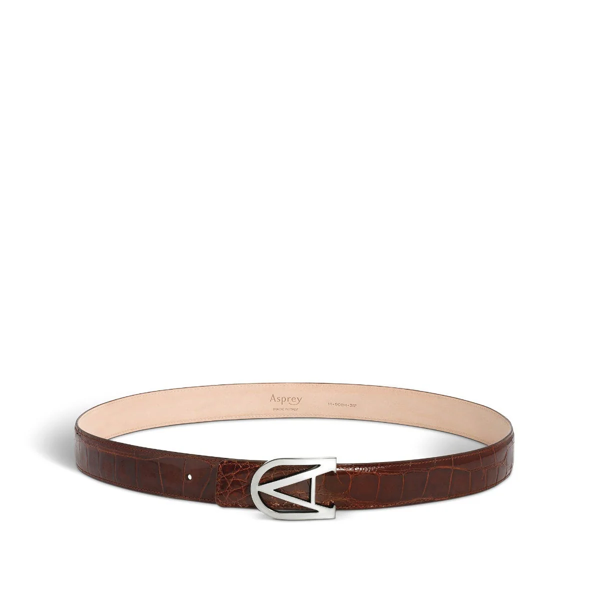 30mm Burlington Belt Strap in Crocodile - Image 3
