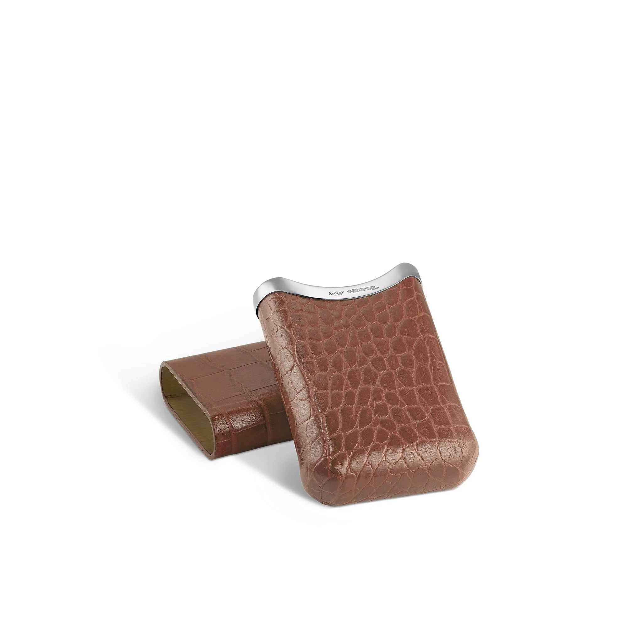 Bond Street Cigar Case in Crocodile - Image 2