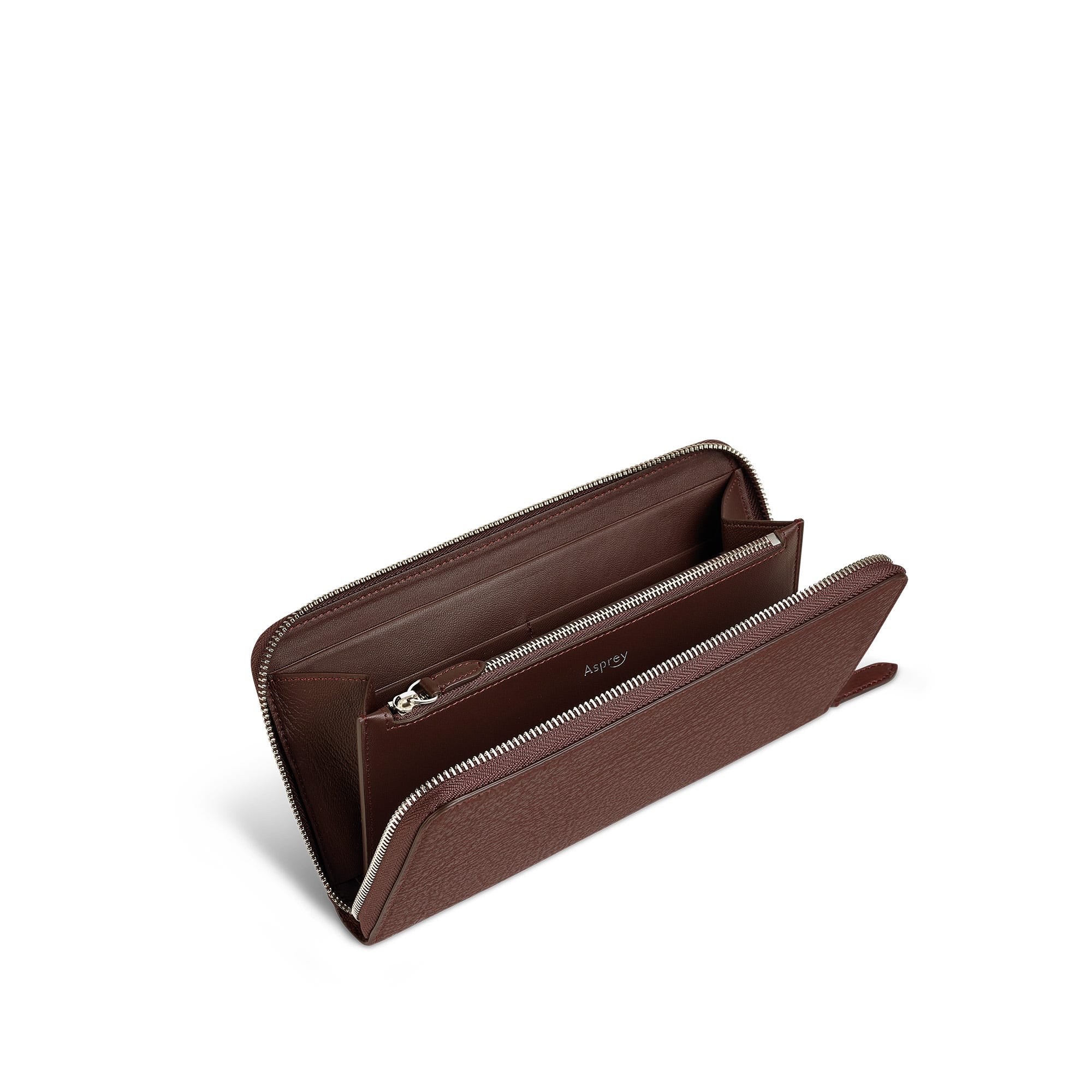 Bond Street Zip Travel Wallet in Sharkskin - Image 4