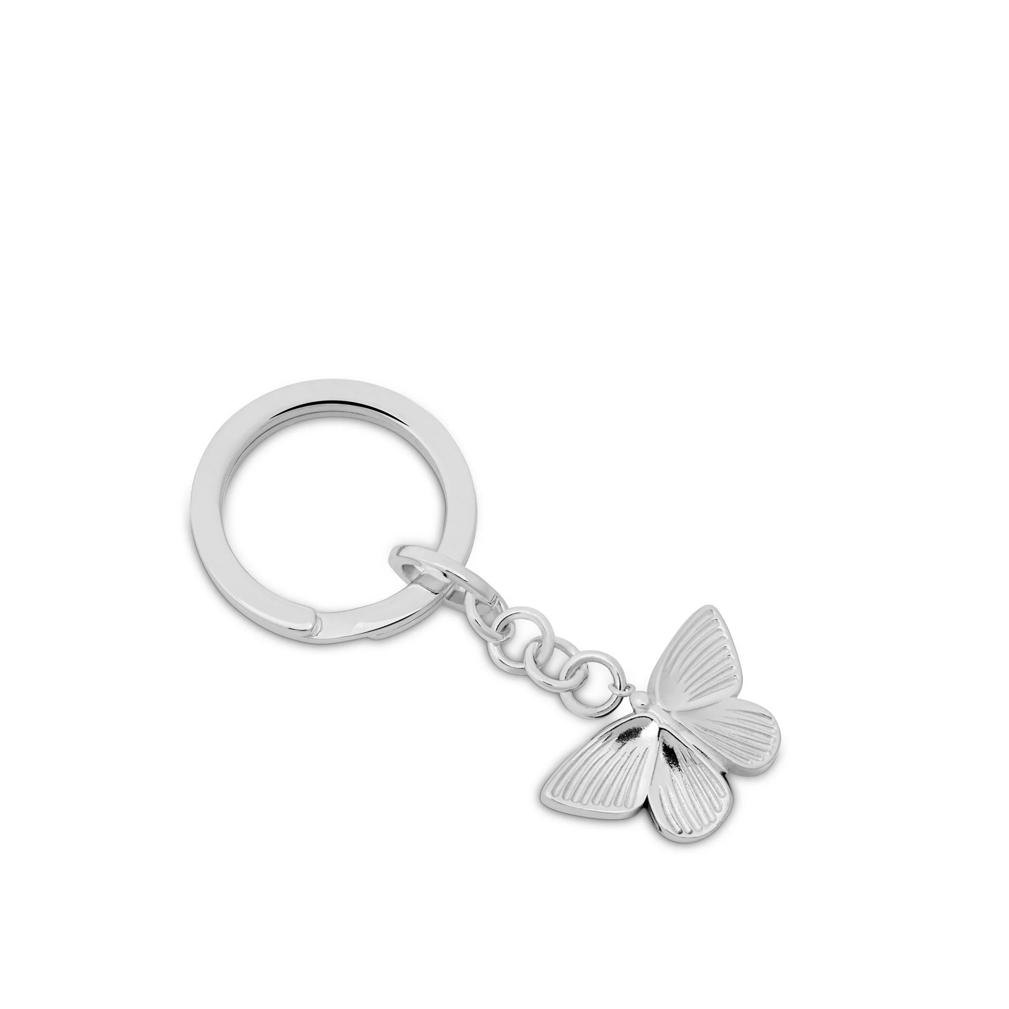 Butterfly Keyring in Sterling Silver & Enamel - Image 2