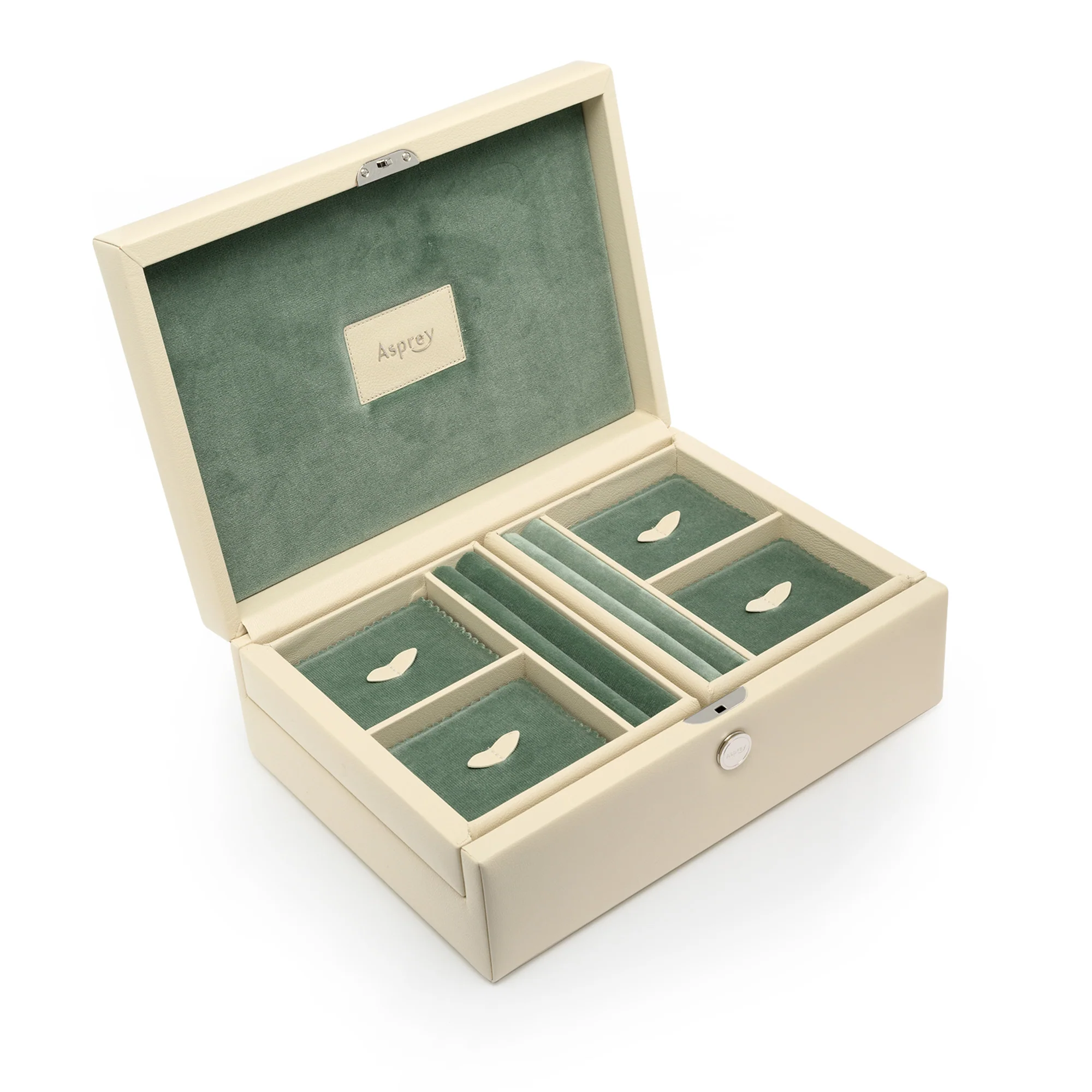 Cantilever Jewel Box in Pebble Grain Leather - Image 5