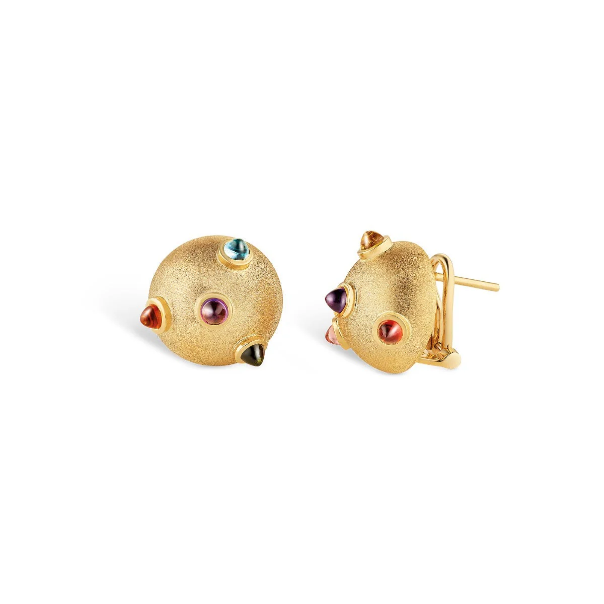 Cosmic Ausum Sputnik Earrings in 18ct Yellow Gold