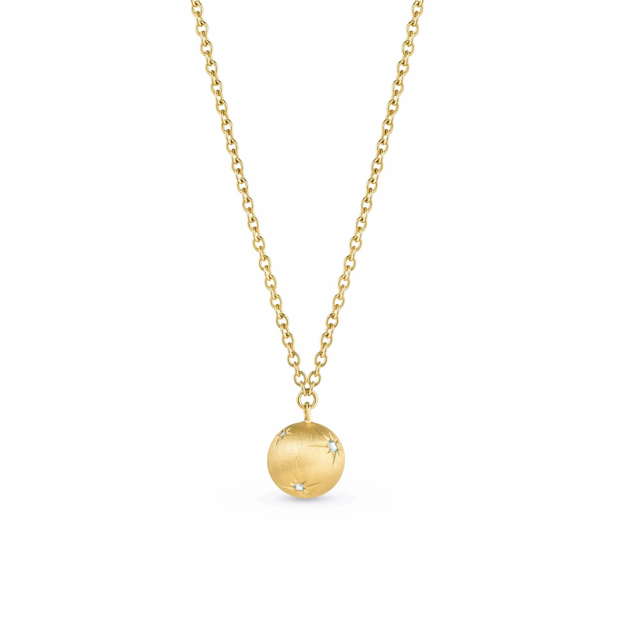 Cosmic Shooting Stars Pendant in 18ct Yellow Gold with Diamonds