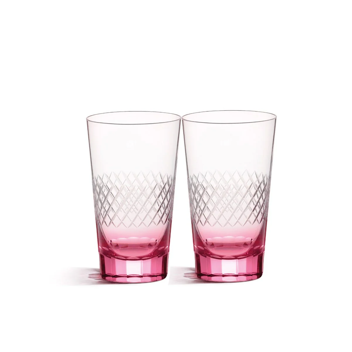 Crosshatch Highball Pair
