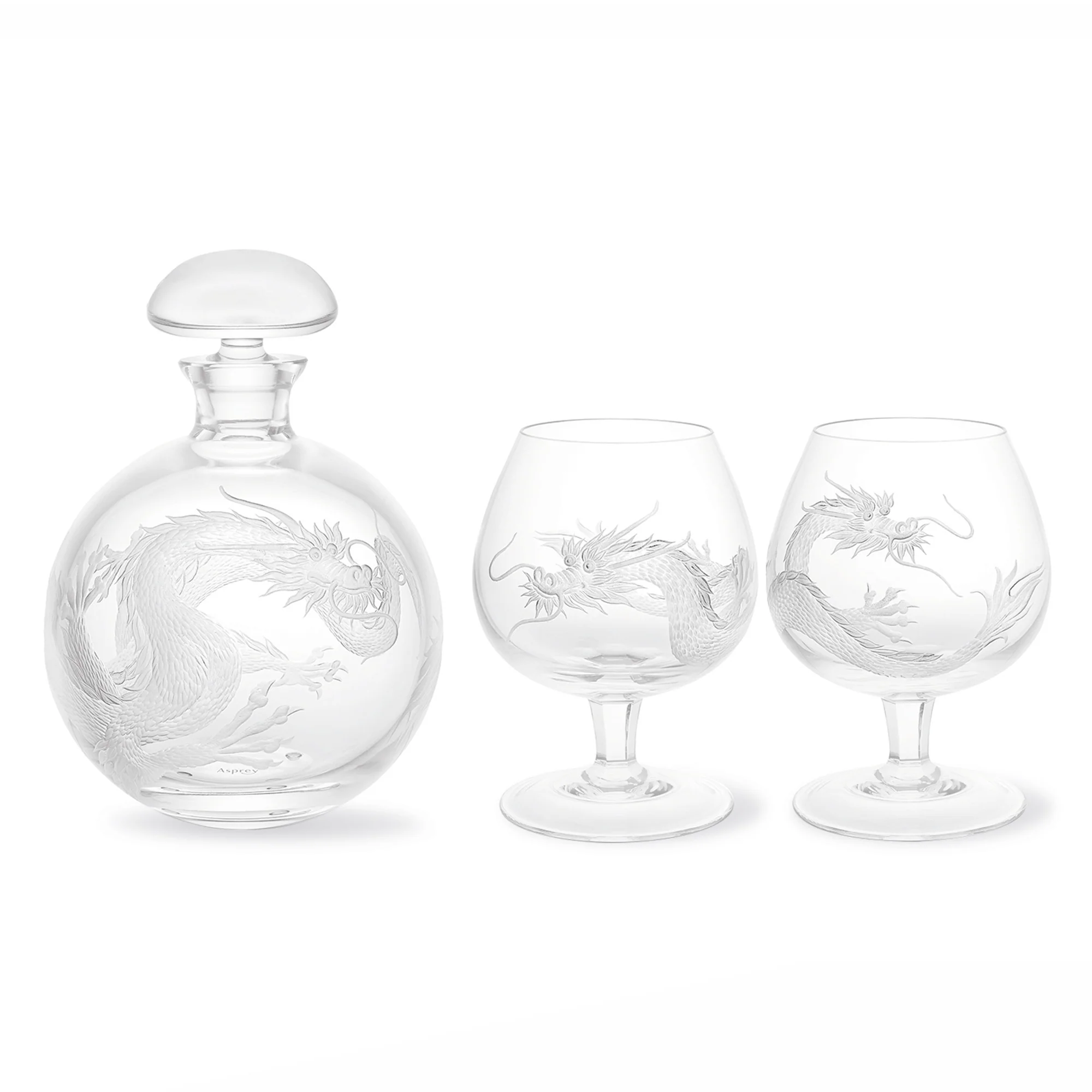 Dragon Brandy Decanter Set