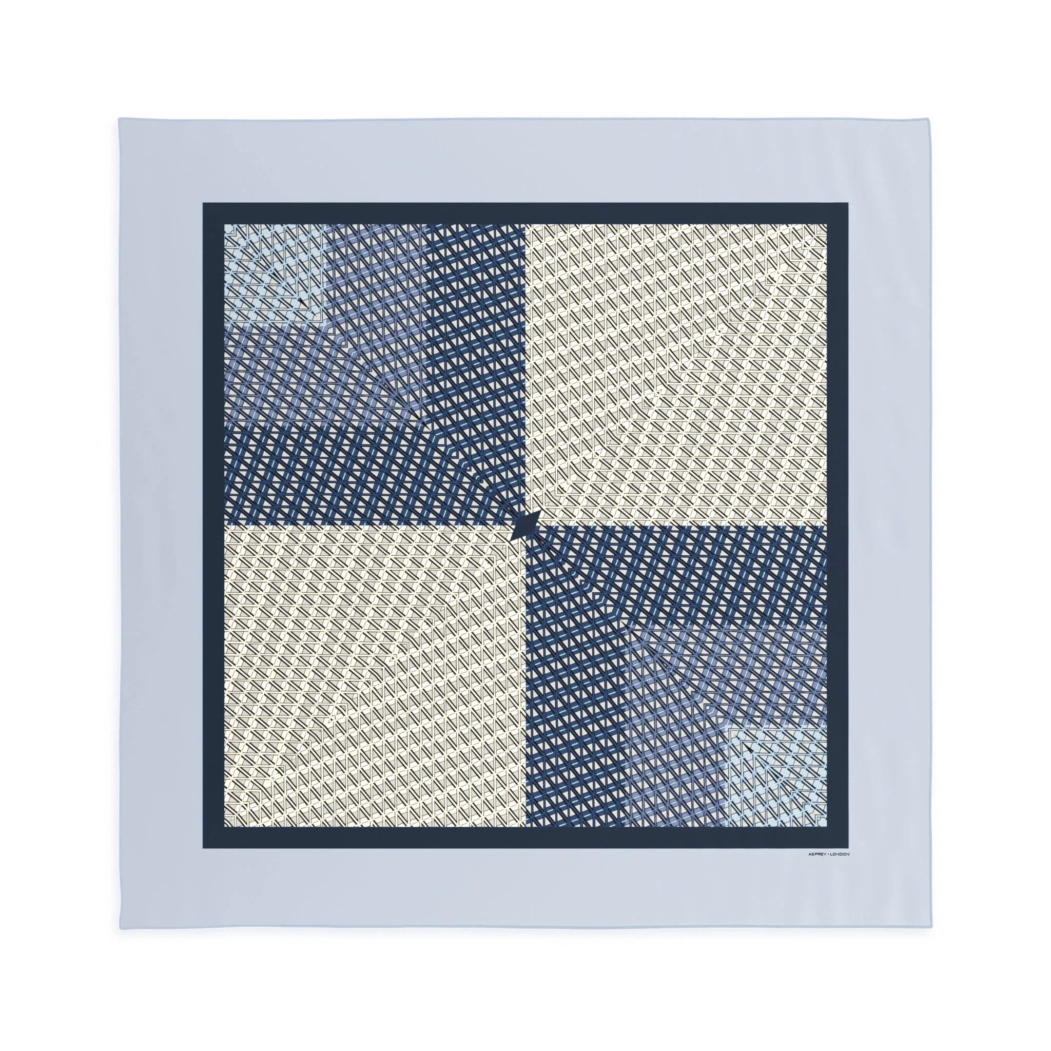 Geometric A Silk Scarf - Image 5