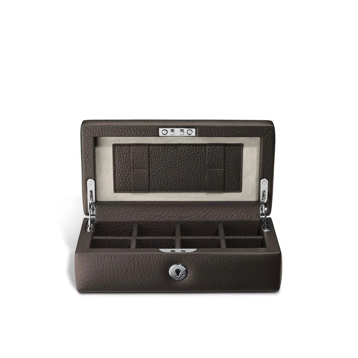 GMT Cufflink Box 8 in Soft Grain Leather - Image 4