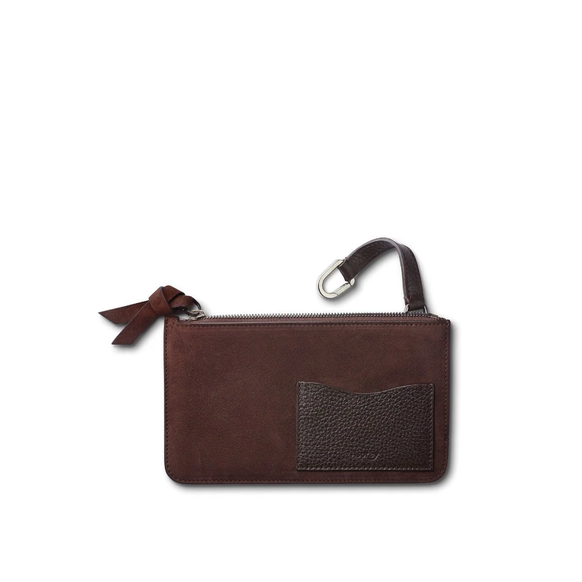 GMT Keys Pouch in Soft Grain Leather & Nubuck - Image 3
