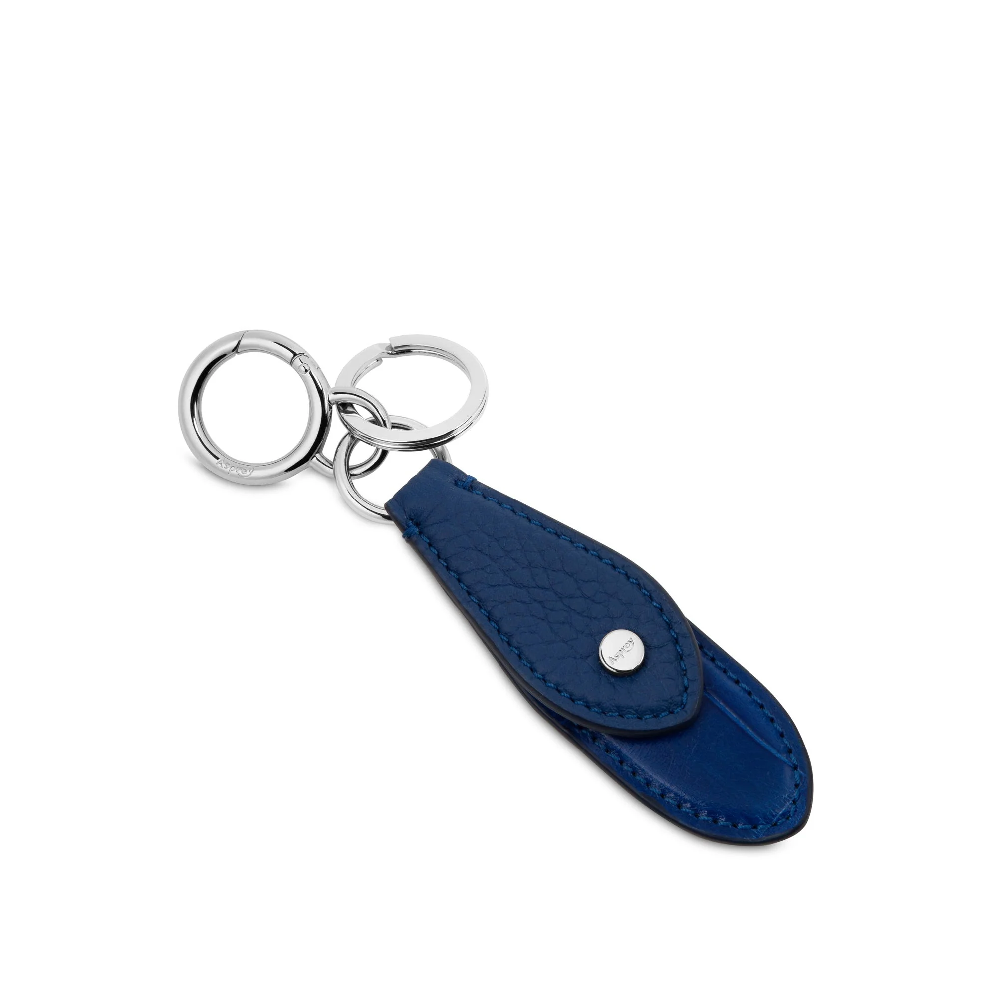GMT Tag Keyring & Charm in Soft Grain Leather & Crocodile