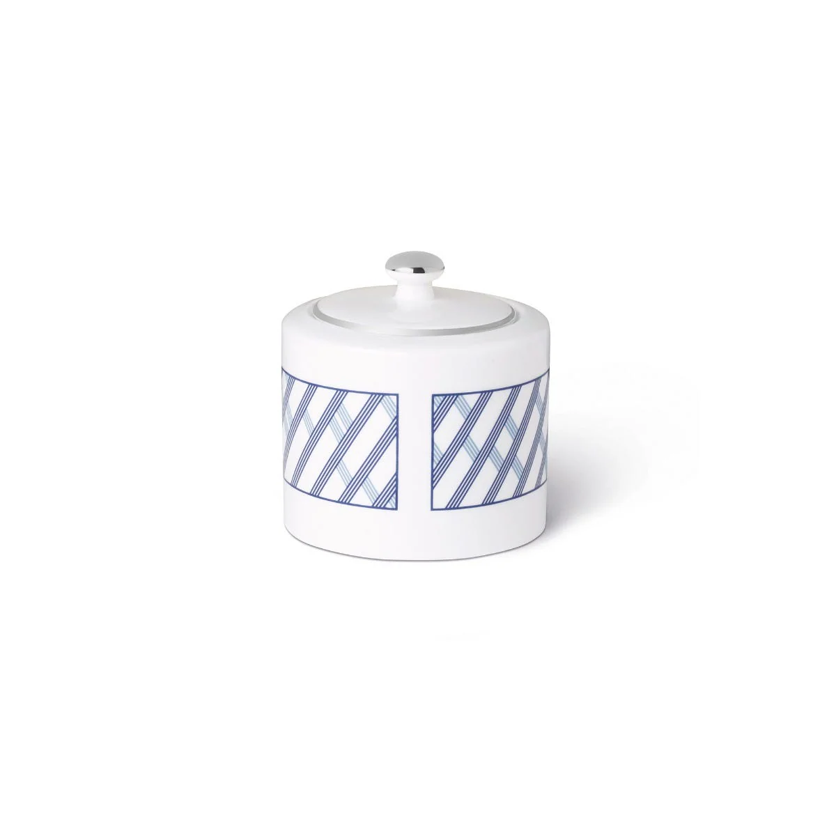 Graphic Blue Sugar Bowl