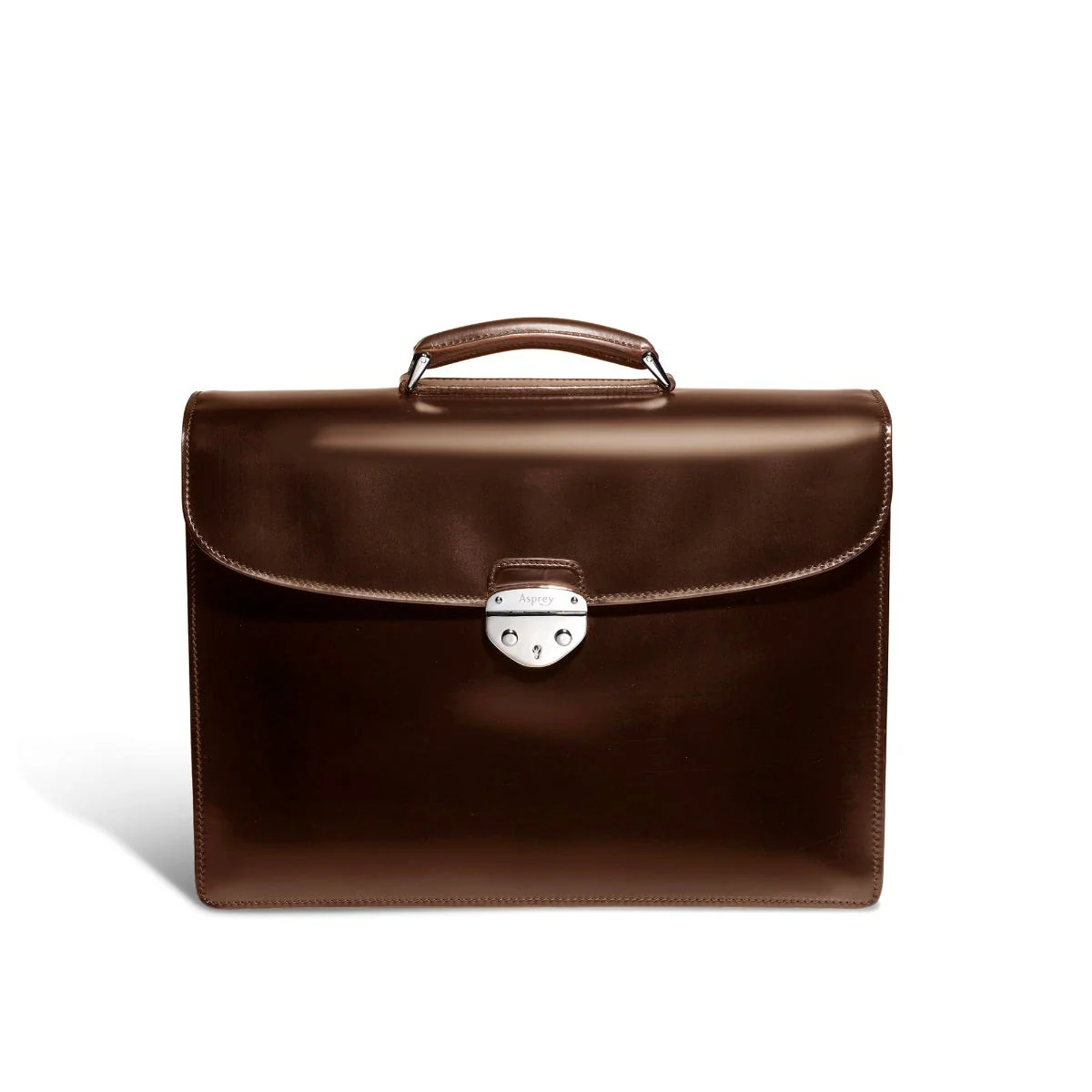 Hanover 3 Briefcase in Saddle Leather - Image 5
