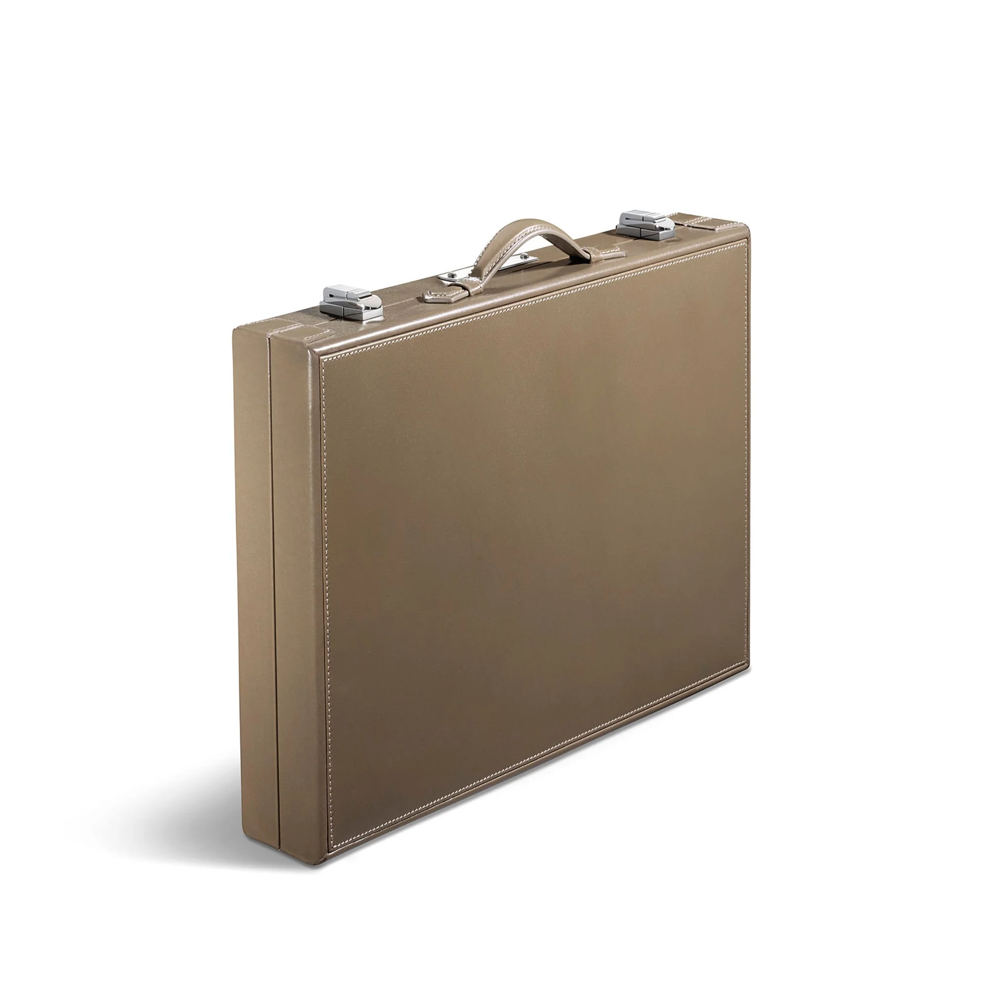 Hanover Large Backgammon in Saddle Leather - Image 2