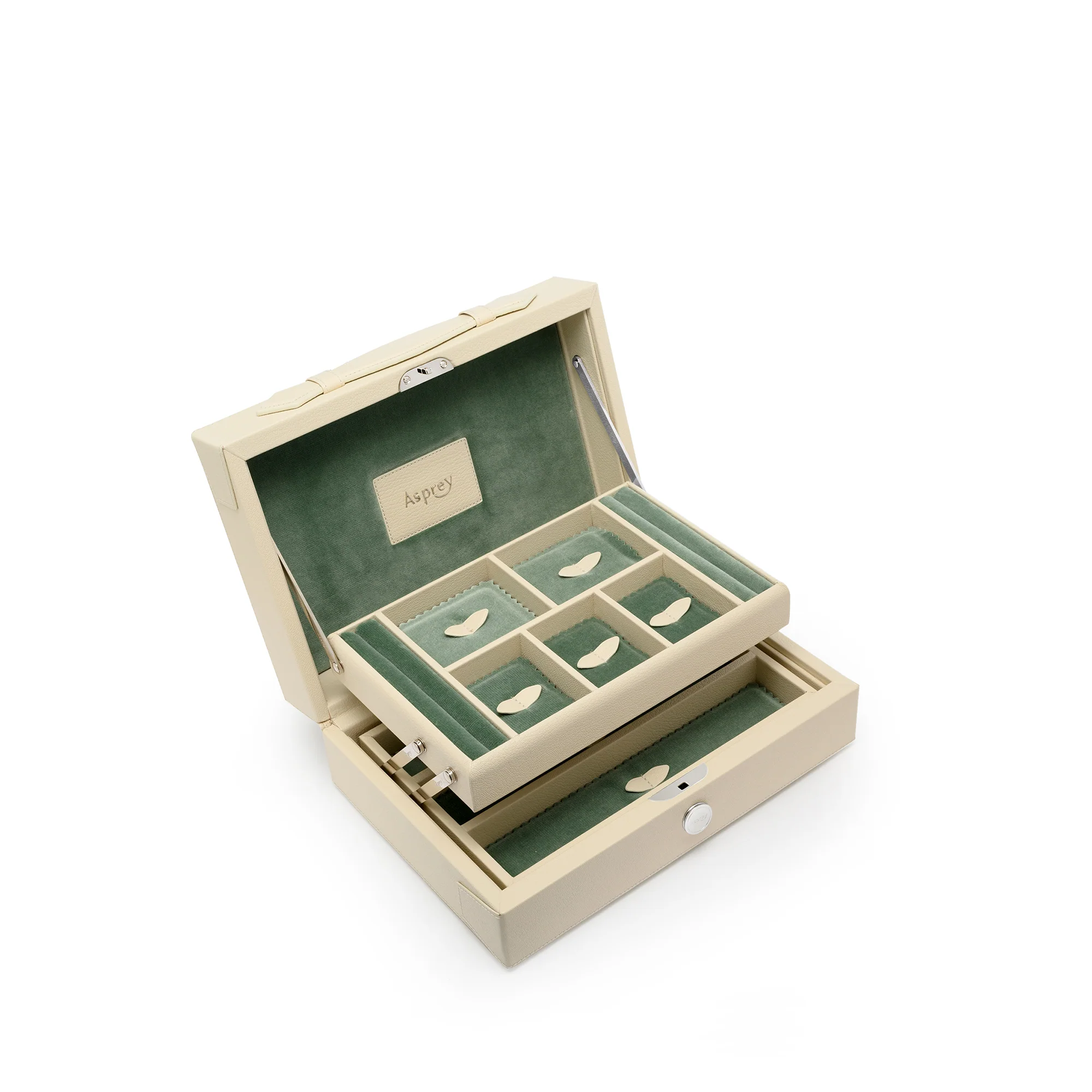 Heritage Large Jewel Case in Pebble Grain Leather - Image 8