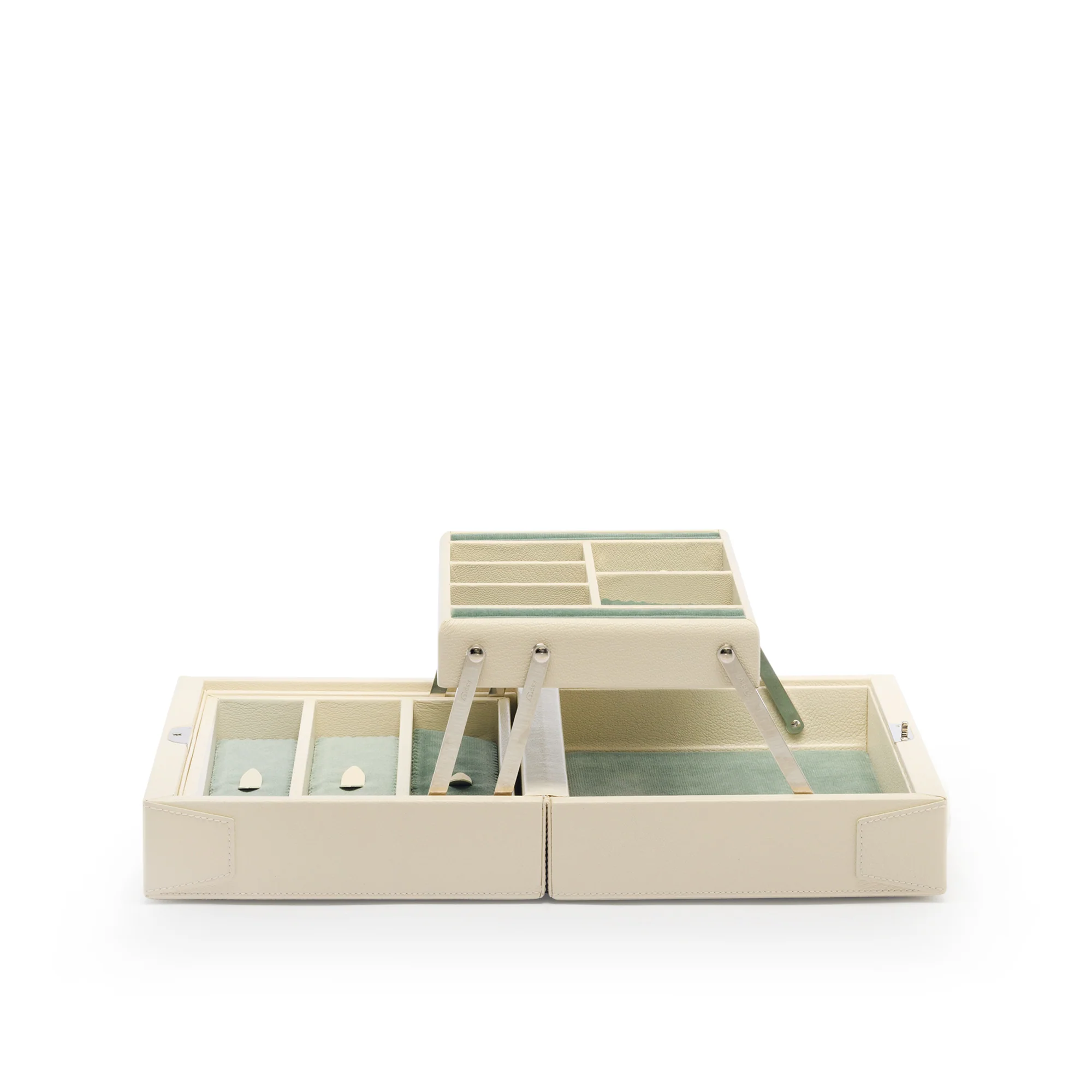 Heritage Large Jewel Case in Pebble Grain Leather - Image 9