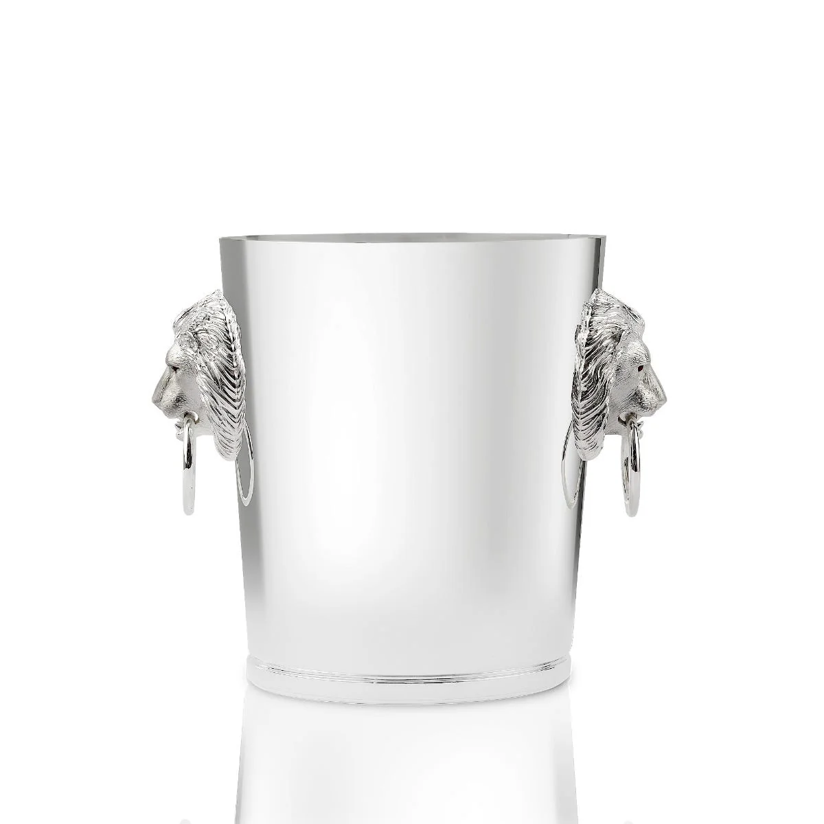 Lion Ice Bucket in Sterling Silver