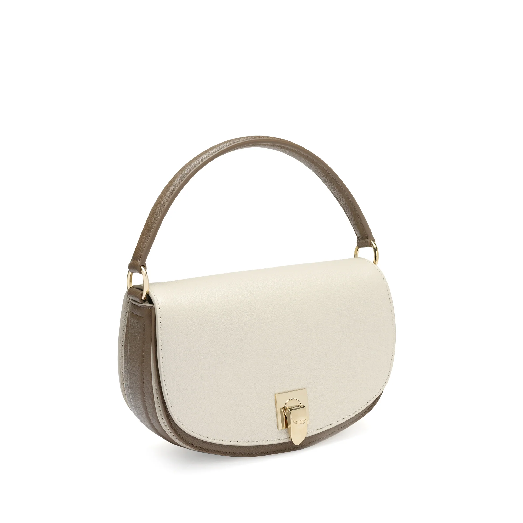 Polo Top Handle Handbag in Pebble Grain Leather - Image 2
