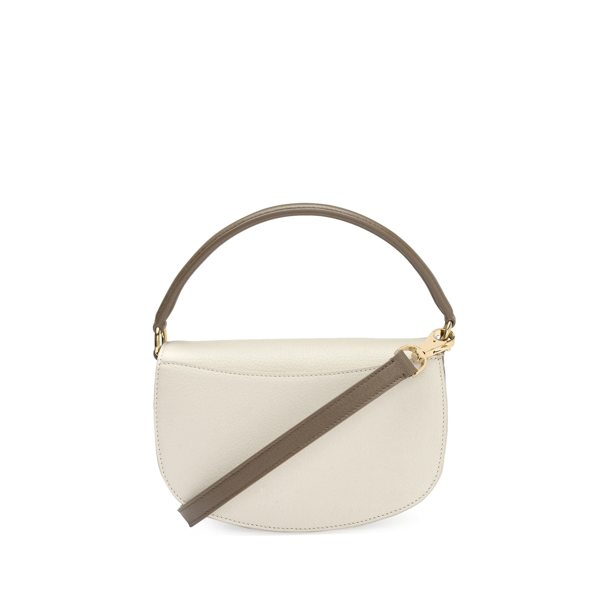 Polo Top Handle Handbag in Pebble Grain Leather - Image 3