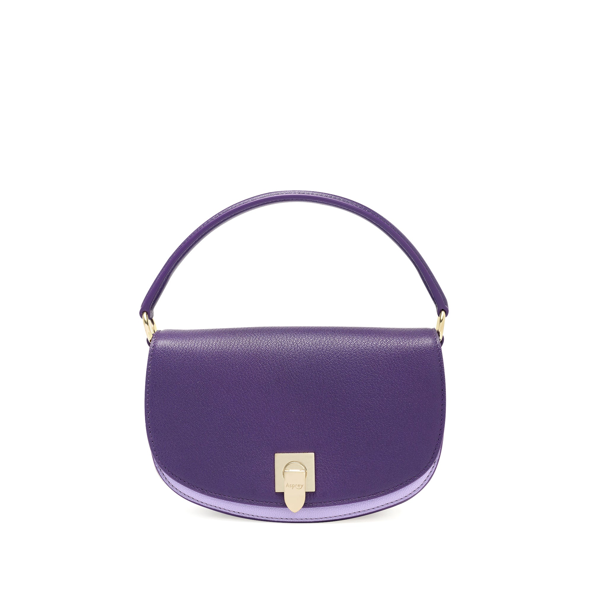 Polo Top Handle Handbag in Pebble Grain Leather - Image 5