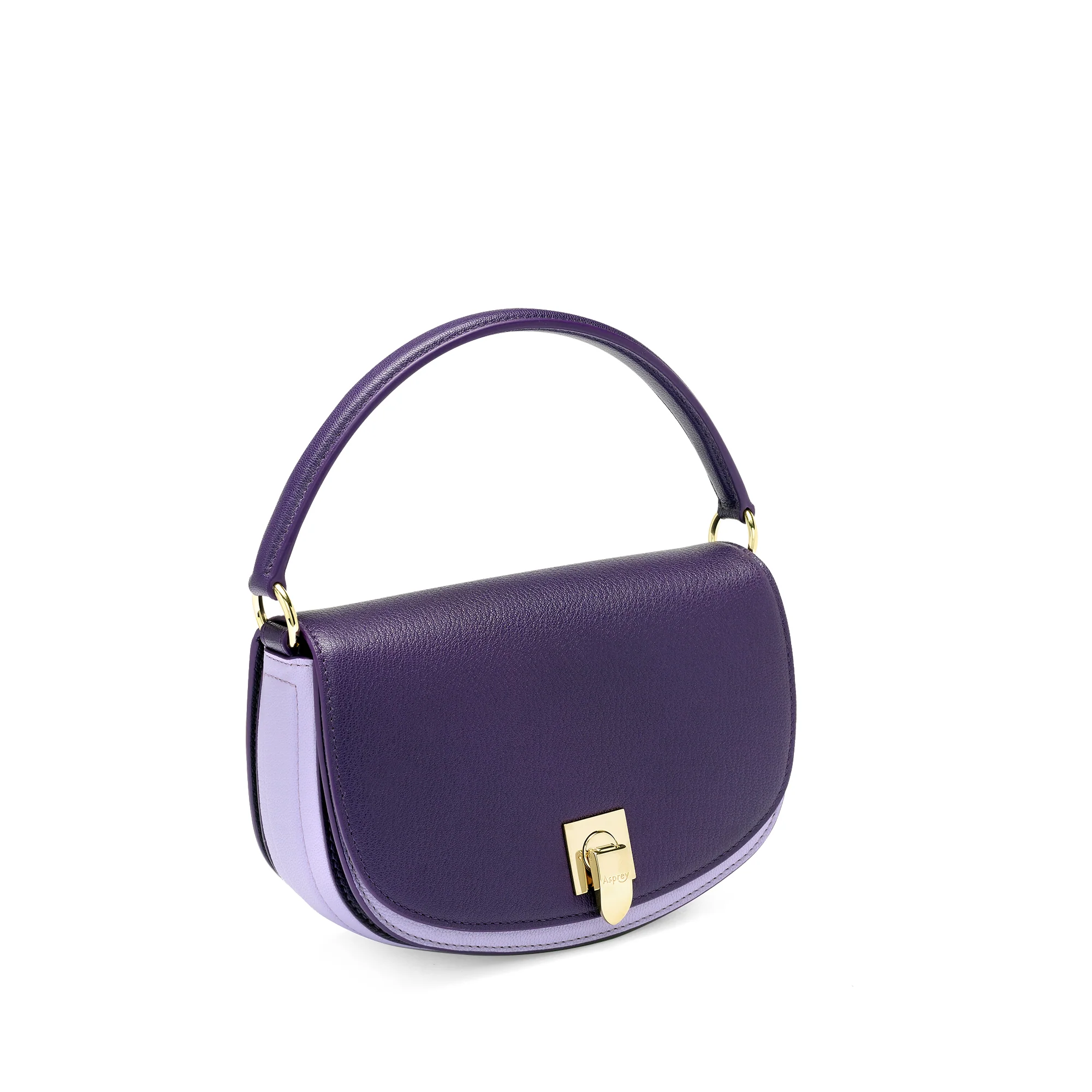 Polo Top Handle Handbag in Pebble Grain Leather - Image 6