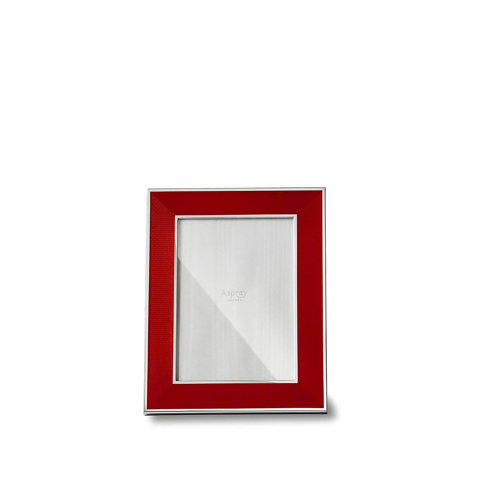 Enamelled Frame in Engine-turned Sterling Silver - Image 8