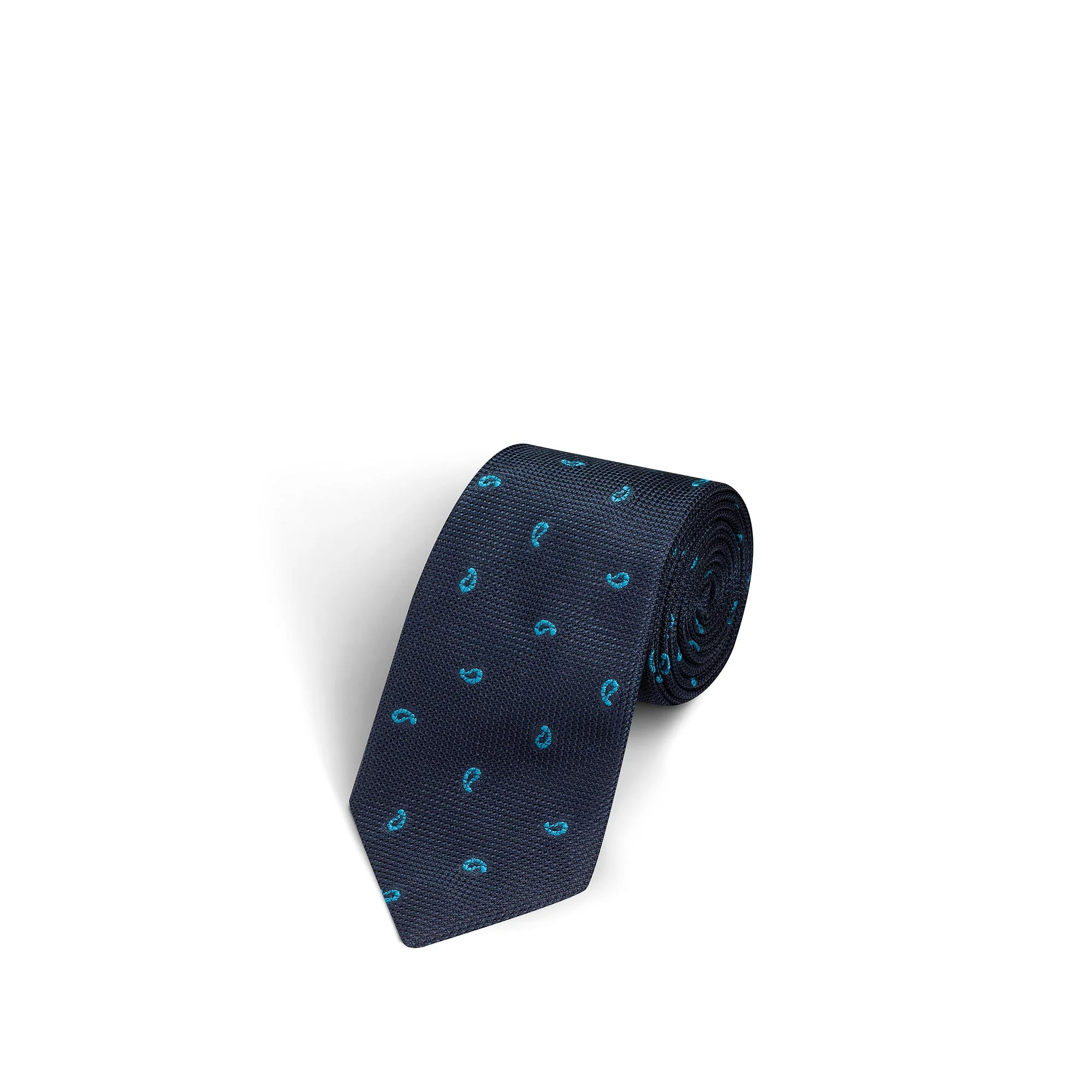 Small Paisley Silk Tie - Image 3