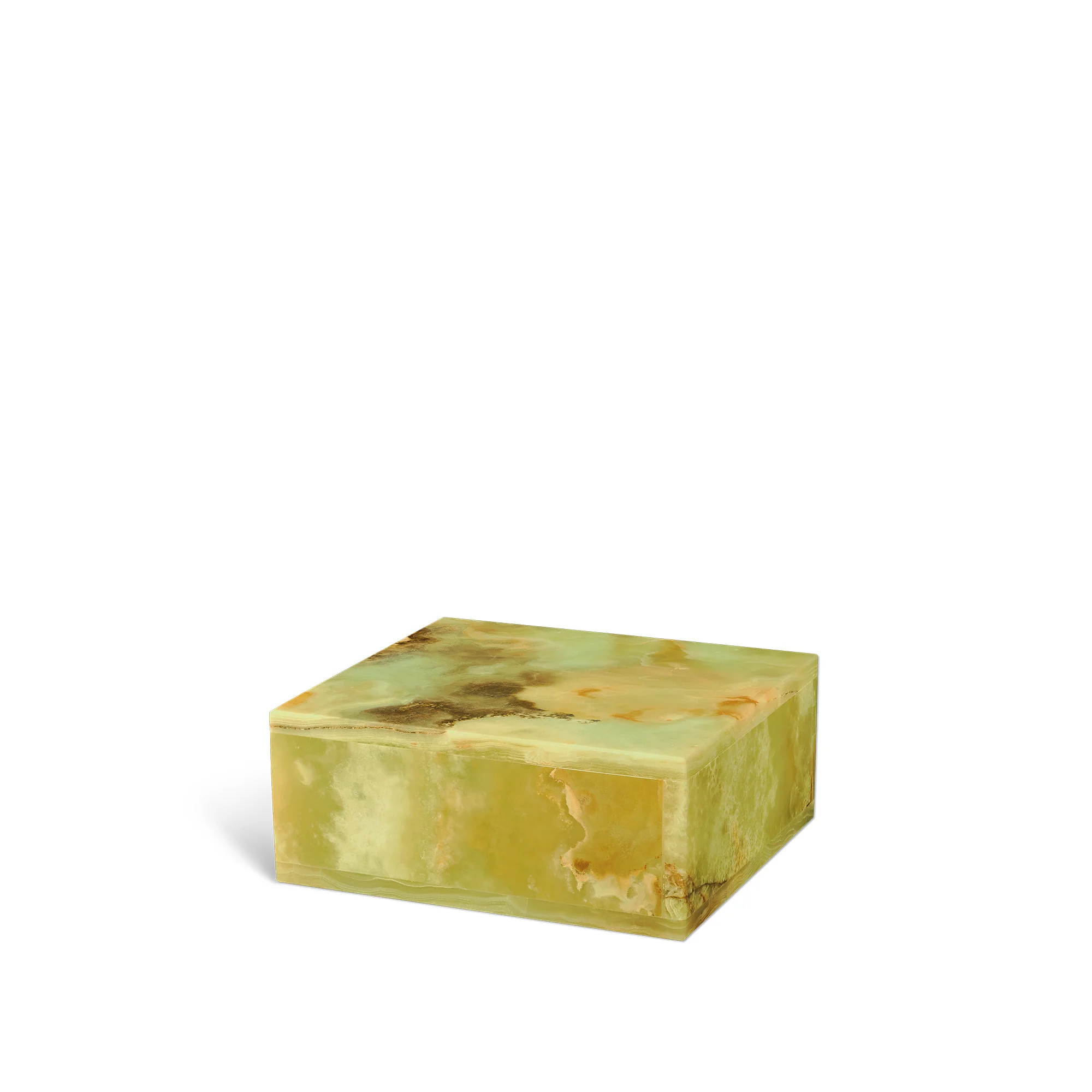 Small Onyx Semi-Precious Stone Box