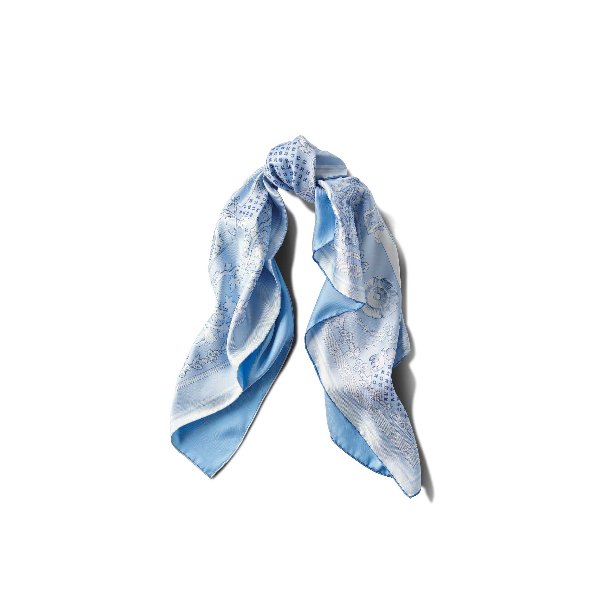 Venetian Square Silk Scarf - Image 2